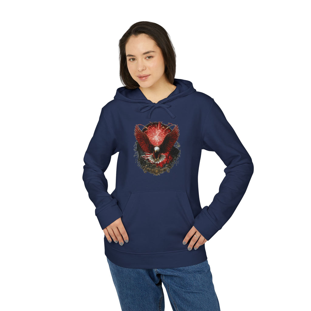 Official 250th Anniversary Exploding Freedom Bald Eagle Hoodie