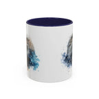 American Bald Eagle watercolor, Coffee Mug | Patriotic flag design - 250 USA Celebration