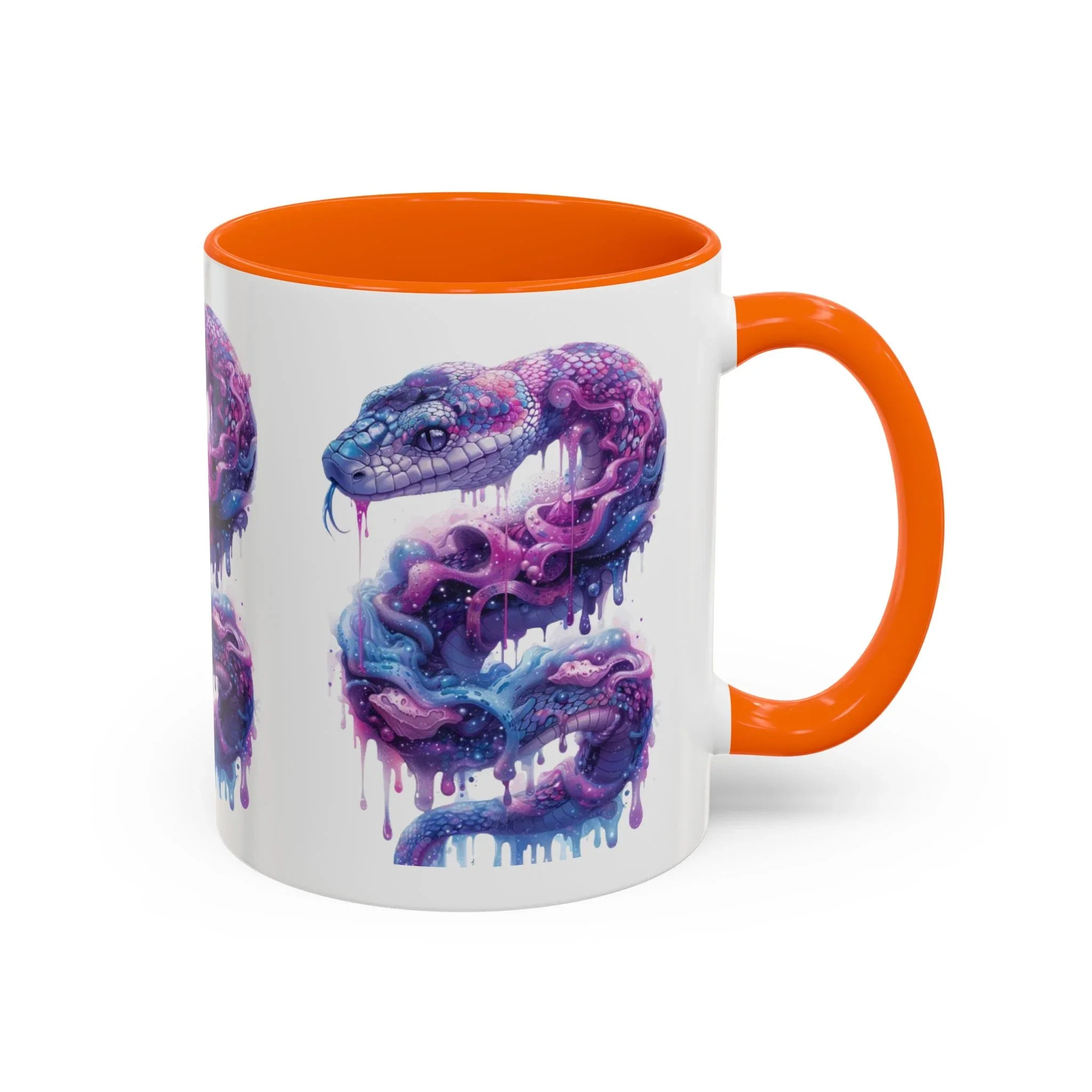 Psychedelic Ouroboros Snake Mug | Rainbow Galaxy Fractal Mushrooms - 250 USA Celebration