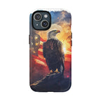 Patriotic Eagle Magnetic Phone Case, Tough Phone Covers, Americana Gifts, Unique Cell Phone Case, Fourth of July, Veterans Day - 250 USA Celebration
