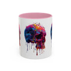 Psychedelic Third Eye Mug | Glowing Mushrooms, Melting Doves, Neon Lava Art - 250 USA Celebration