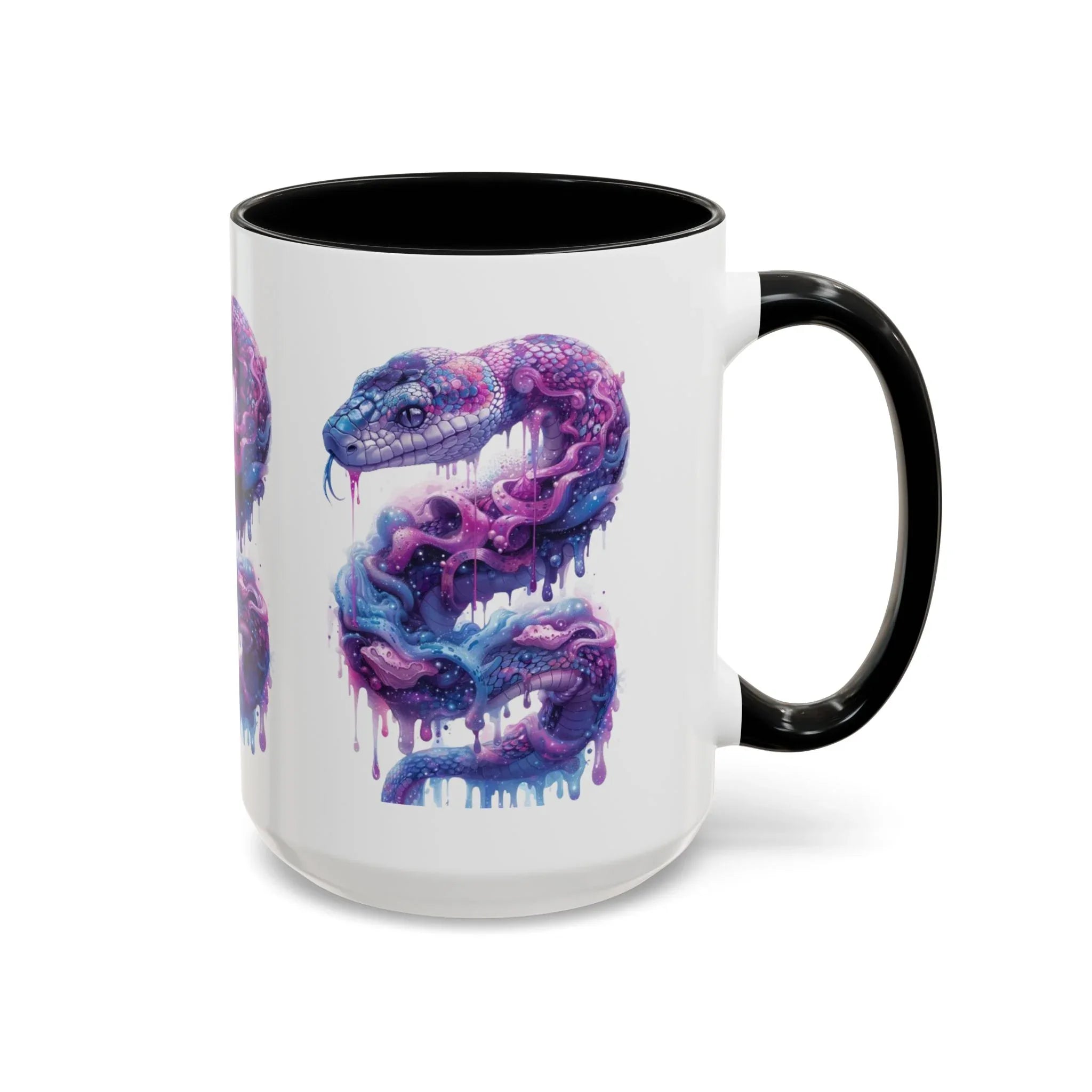 Psychedelic Ouroboros Snake Mug | Rainbow Galaxy Fractal Mushrooms - 250 USA Celebration