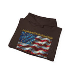 American Flag Hoodie "Established 1776, Perfected 2026"