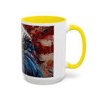 Patriotic Eagle Coffee Mug - Bold American Bald Eagle Art (11/15oz)