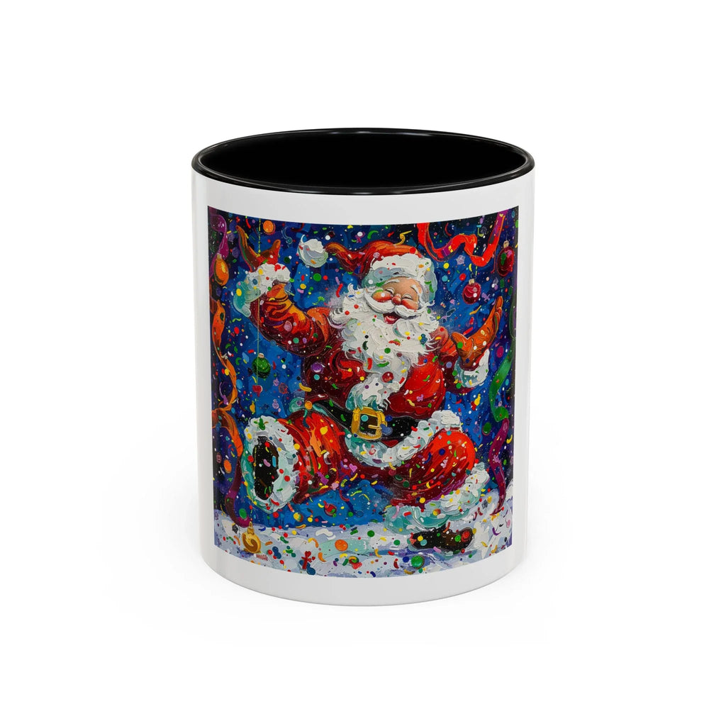 Festive Santa Coffee Mug, Christmas Mug, Holiday Gift Mug, Santa Claus Cup, Winter Decor - 250 USA Celebration