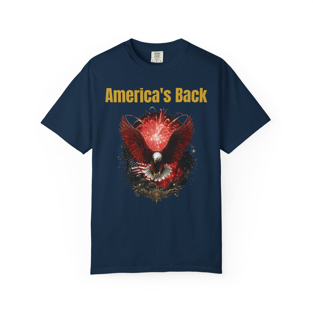 America's Back Eagle T-Shirt — Patriotic USA Fireworks Tee