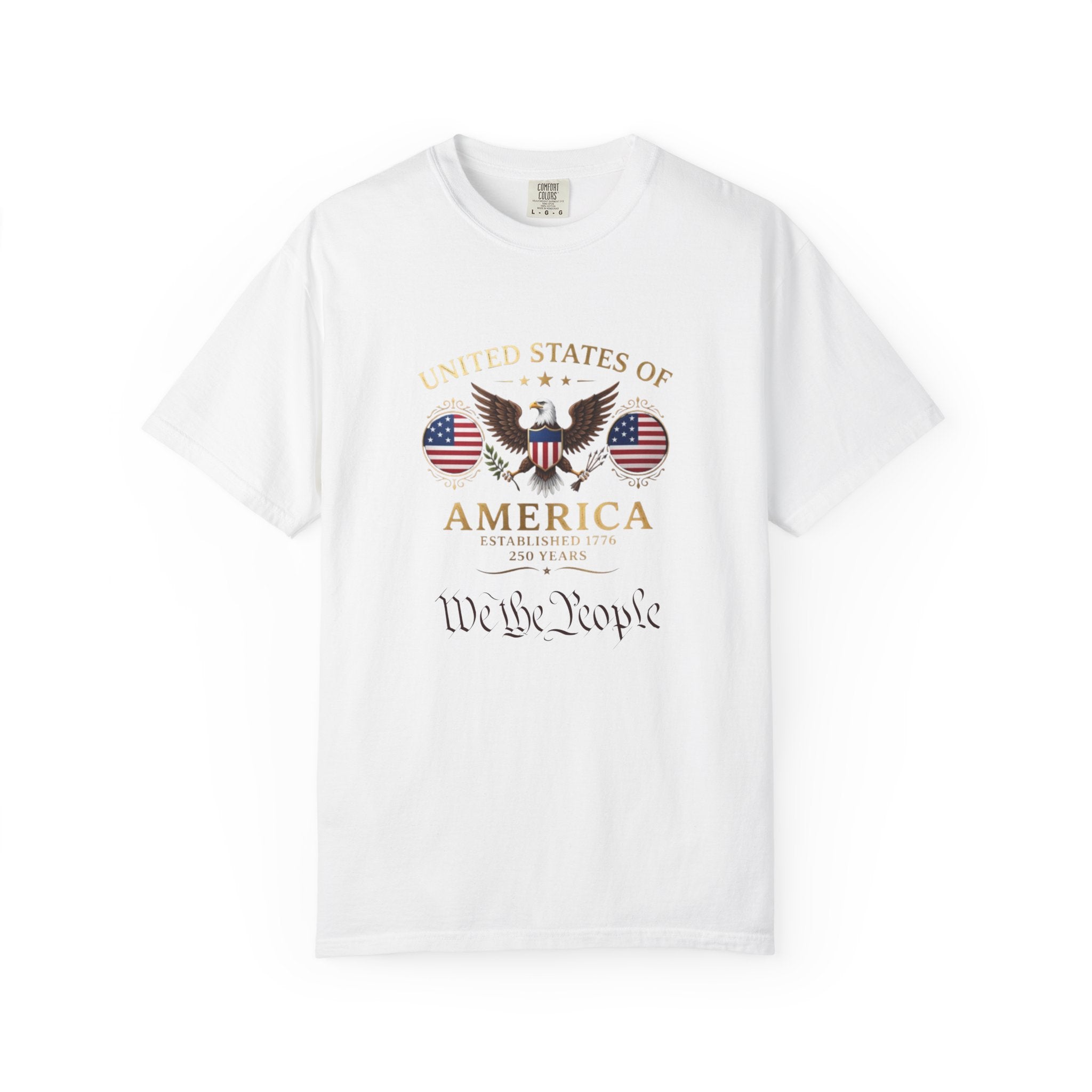 We the People American Flag T-Shirt | 250 Years of Freedom
