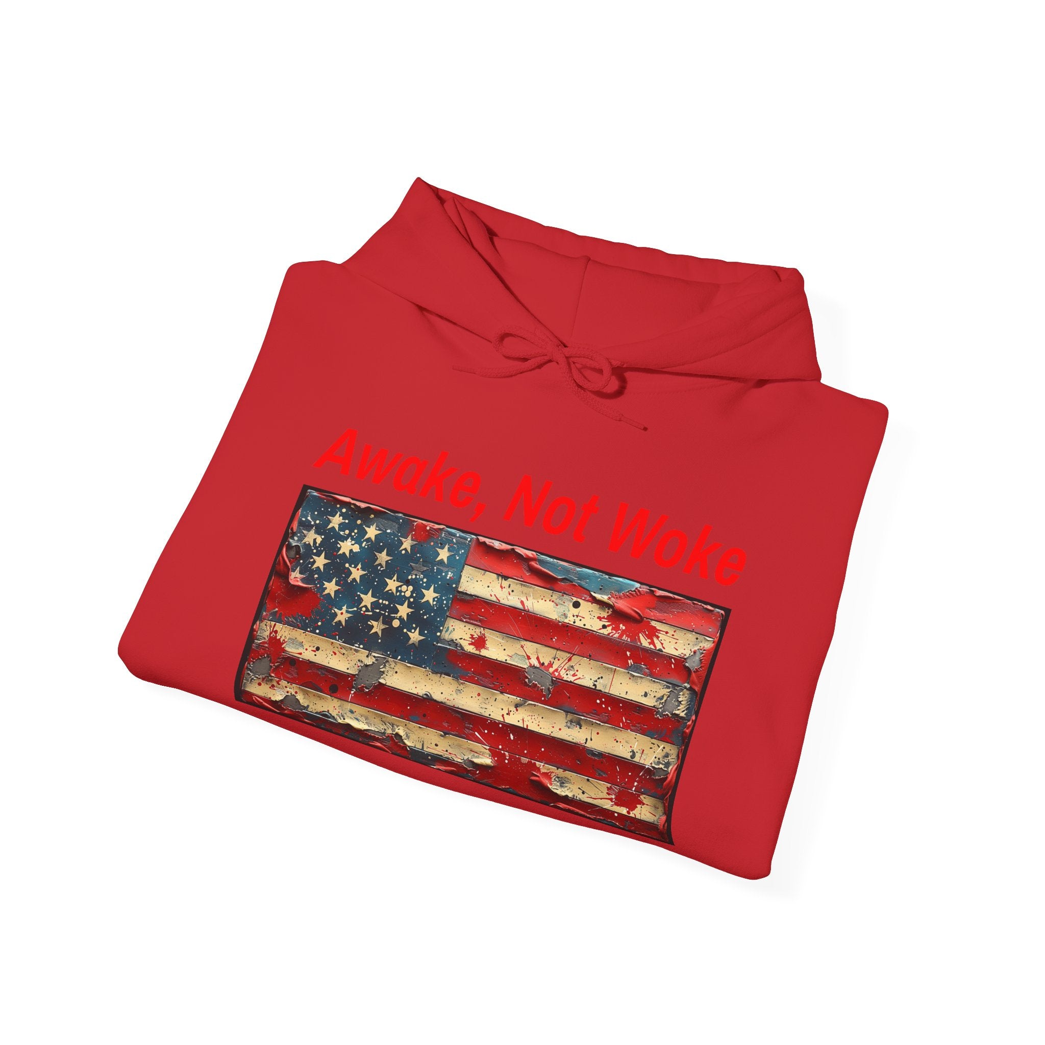 Awake Not Woke Hoodie | Political Statement Sweatshirt