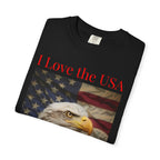 Patriotic Eagle T-Shirt — "I Love the USA 1776–2026"