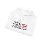 America 250 USA Celebration Hoodie | Official 250th Anniversary Edition 250 USA Celebration Hoodie | Patriotic Anniversary Red White Blue
