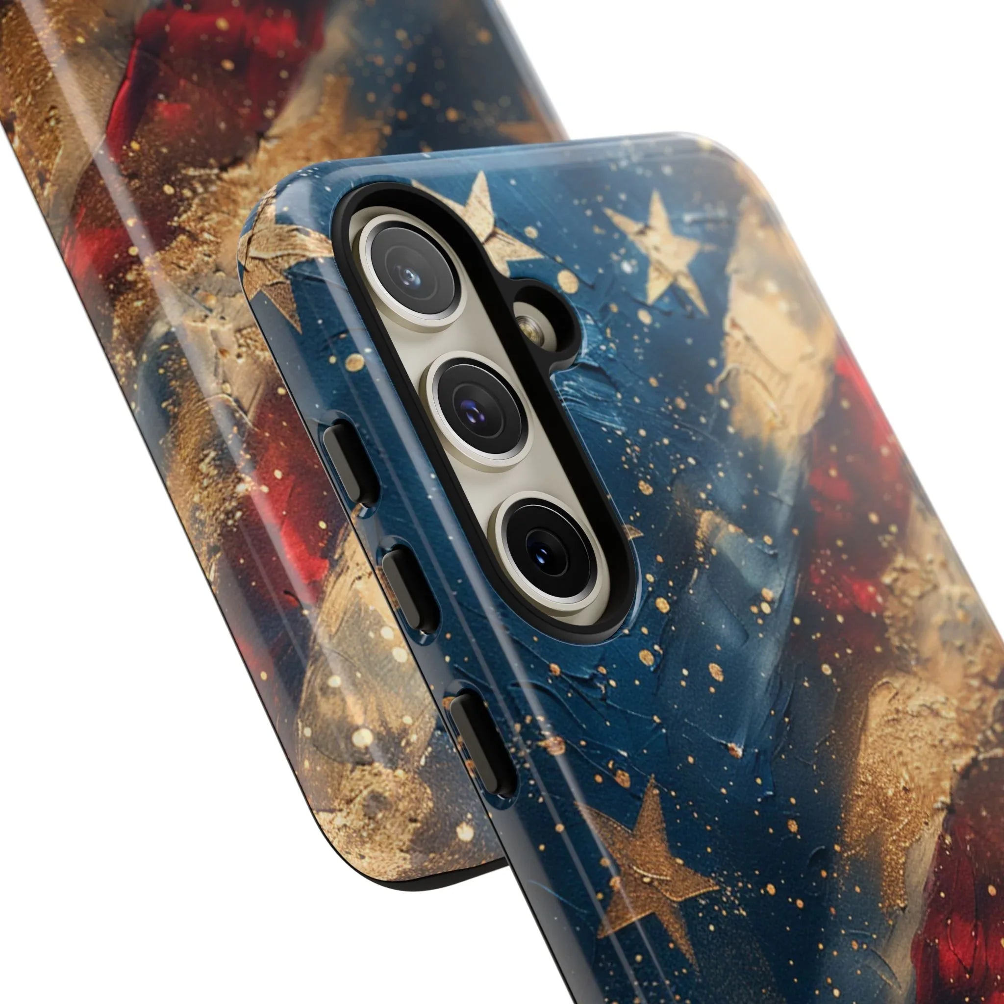 Patriotic Phone Case, Tough Cases with American Flag Design, Stylish Phone Accessories, USA Pride Gift, Durable Cases for All Occasions - 250 USA Celebration