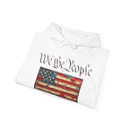 We The People distressed American flag Hoodie | Patriotic Constitution design - 250 USA Celebration