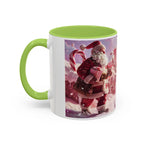 Festive Christmas Coffee Mug, Holiday Gift, Winter Wonderland Mug, Santa Mug, Seasonal Decor, Hot Cocoa Cup - 250 USA Celebration