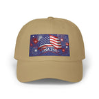 USA 250 American Flag Fireworks Baseball Hat | Patriotic July 4th Cap - 250 USA Celebration