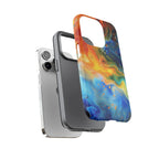 Abstract Colorful Swirl Phone Case | Tough Protective iPhone Cover - 250 USA Celebration