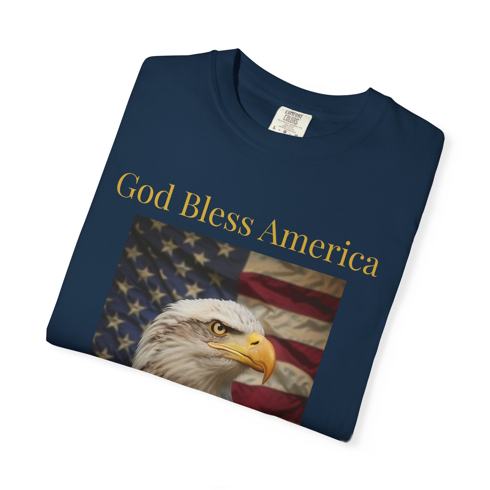 America 250 T-Shirt God Bless America | Official 250th Anniversary Edition - God Bless America Eagle T-Shirt — 1776–2026 Patriotic Tee