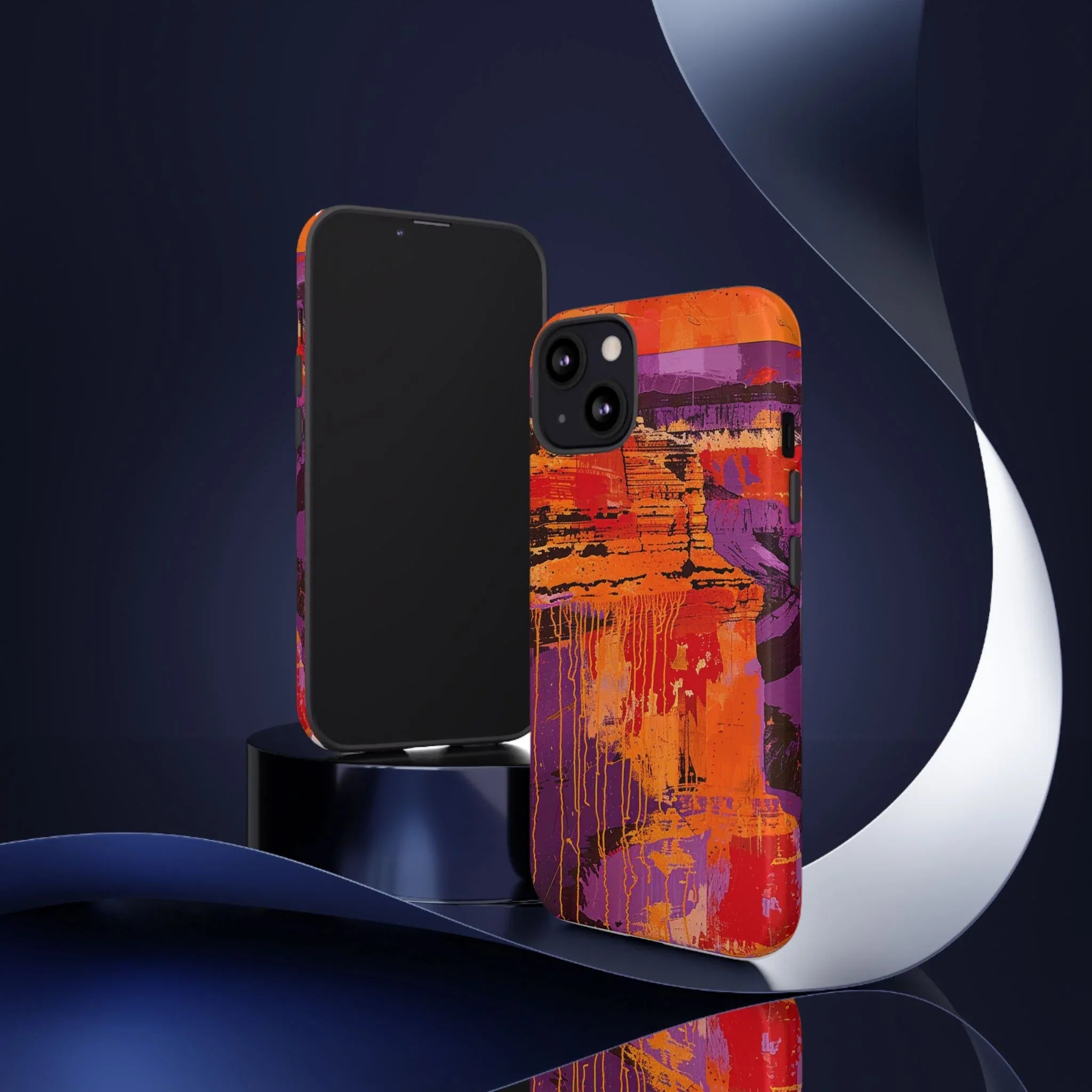 Abstract Drip Paint Tough Case | Phone Case - 250 USA Celebration