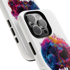 Colorful Drip Skull Phone Case | Hard Plastic Protective Case - 250 USA Celebration
