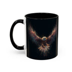 Fiery Flying Eagle Mug | Accent Coffee Mug 11oz 15oz
