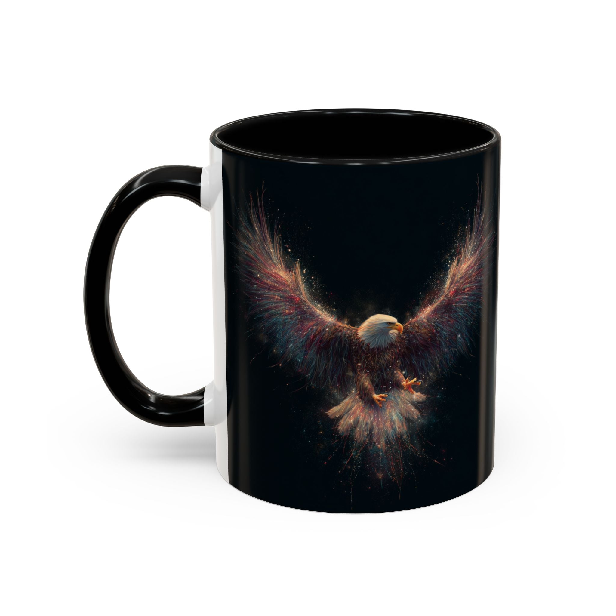 Fiery Flying Eagle Mug | Accent Coffee Mug 11oz 15oz