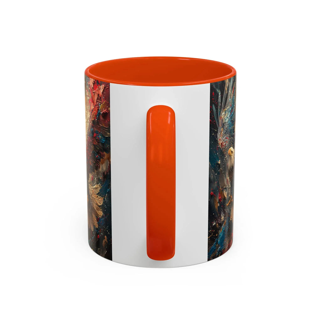 Colorful Mugs (11oz, 15oz) Patriotic Eagle Coffee Mug, American Eagle Coffee Cup - 250 USA Celebration