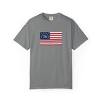 Patriot Graphic T-Shirt — Bold Red Text Tee for Patriotic Holidays