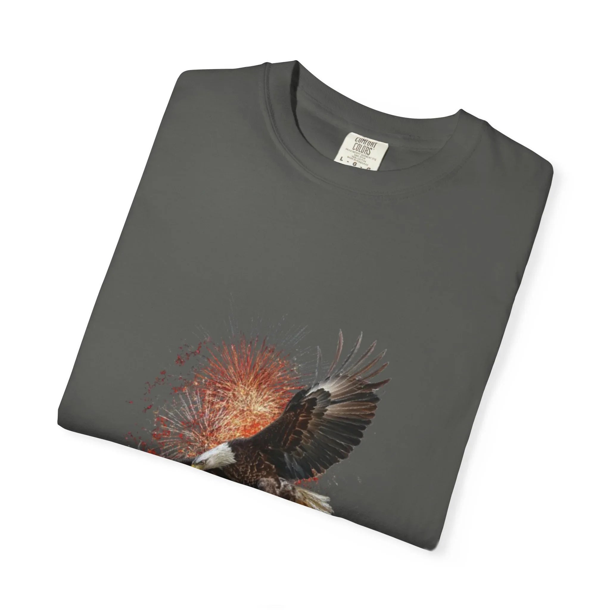 Eagle Illustration Happy Birthday America 250 T-Shirt | Patriotic Bald Eagle Tee - 250 USA Celebration