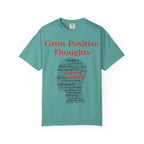 Grow Positive Thoughts T-shirt | Positive Word Cloud Mental Health Tee - 250 USA Celebration