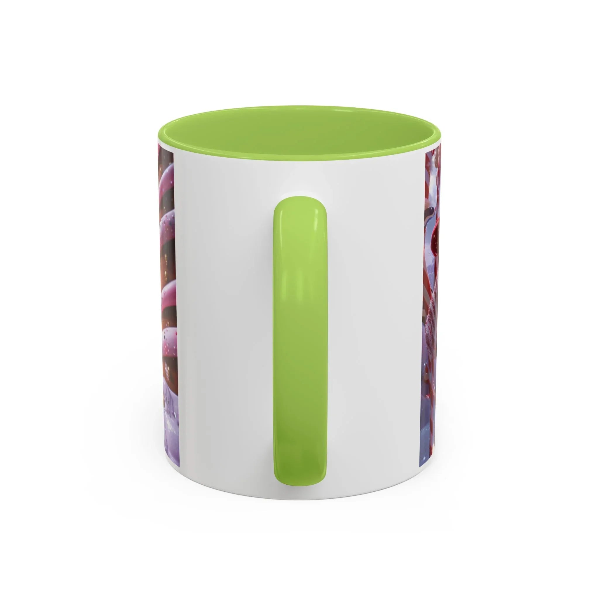 Festive Santa Candy Wonderland Mug | Holiday Santa Claus Candy Cane Forest - 250 USA Celebration