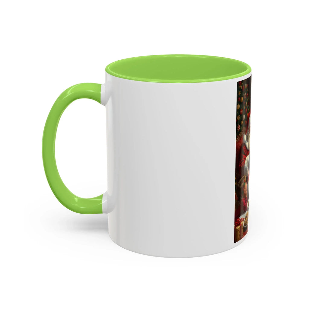 Christmas Santa Mug, Holiday Coffee Mug, Festive Drinkware, Cute Santa Cup, Winter Decor, Gift for Kids - 250 USA Celebration