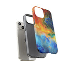 Abstract Colorful Swirl Phone Case | Tough Protective iPhone Cover - 250 USA Celebration