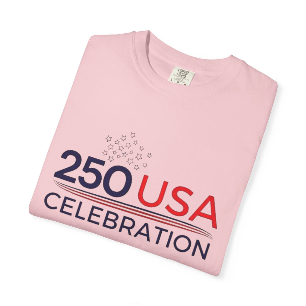 250 USA Celebration T-Shirt — Patriotic 250th Anniversary Tee