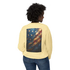 Lightweight Crewneck Sweatshirt, Patriotic American T-Shirts, Flag T-Shirts, Independence Tees, Funny Patriotic Shirts, Custom American Tees - 250 USA Celebration
