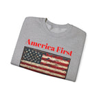 Patriotic American Crewneck Sweatshirt, USA Graphic Tees, Flag T-Shirts, Independence Apparel, Funny Patriotic Shirts, Custom American Tees - 250 USA Celebration