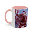 Festive Santa Mug, Holiday Coffee Cup, Christmas Gift for Coffee Lovers, Winter Wonderland Decor, Seasonal Tea Cup - 250 USA Celebration