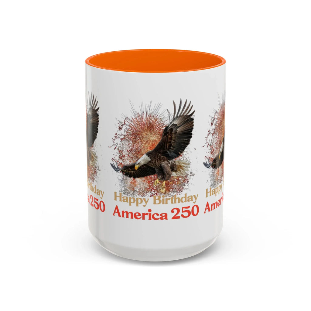 Accent Coffee Mug (11, 15oz) - 250 USA Celebration