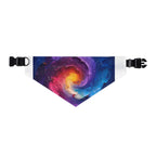 Galaxy Swirl Pet Bandana Collar | Nebula Space Print - 250 USA Celebration