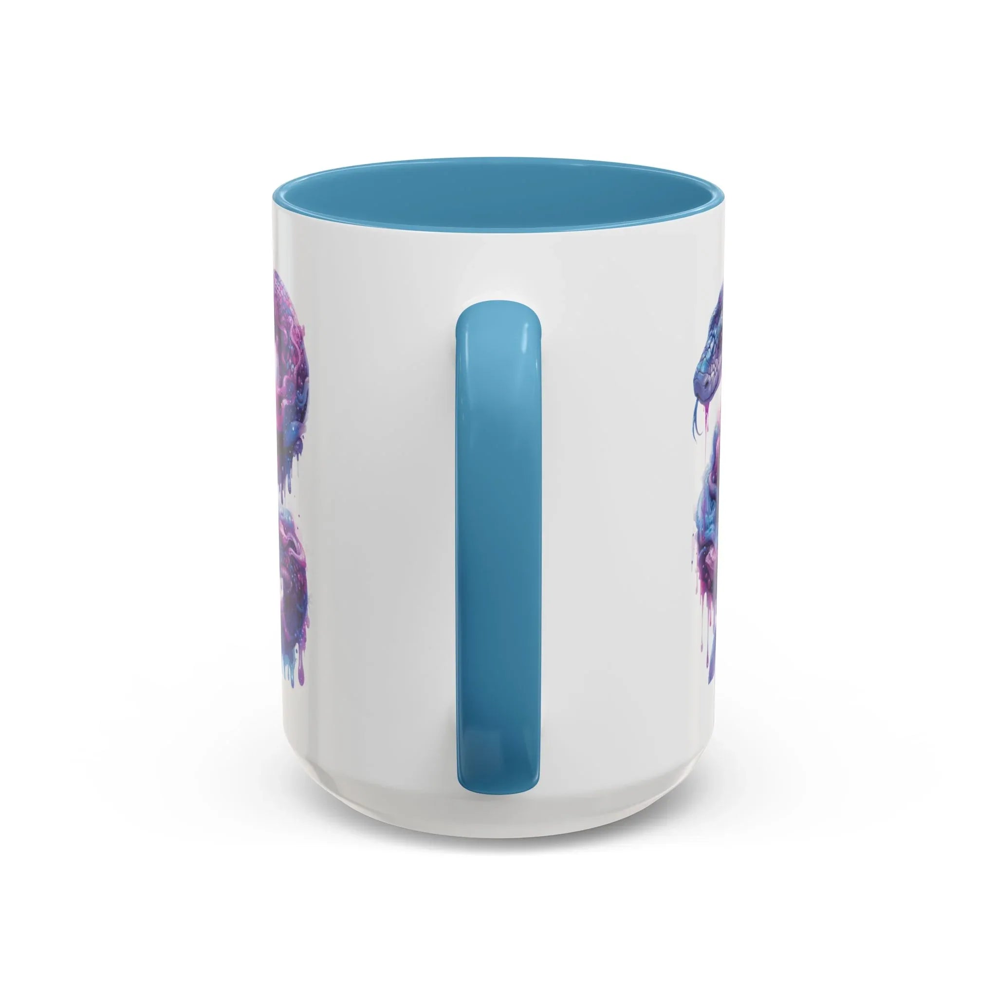 Psychedelic Ouroboros Snake Mug | Rainbow Galaxy Fractal Mushrooms - 250 USA Celebration