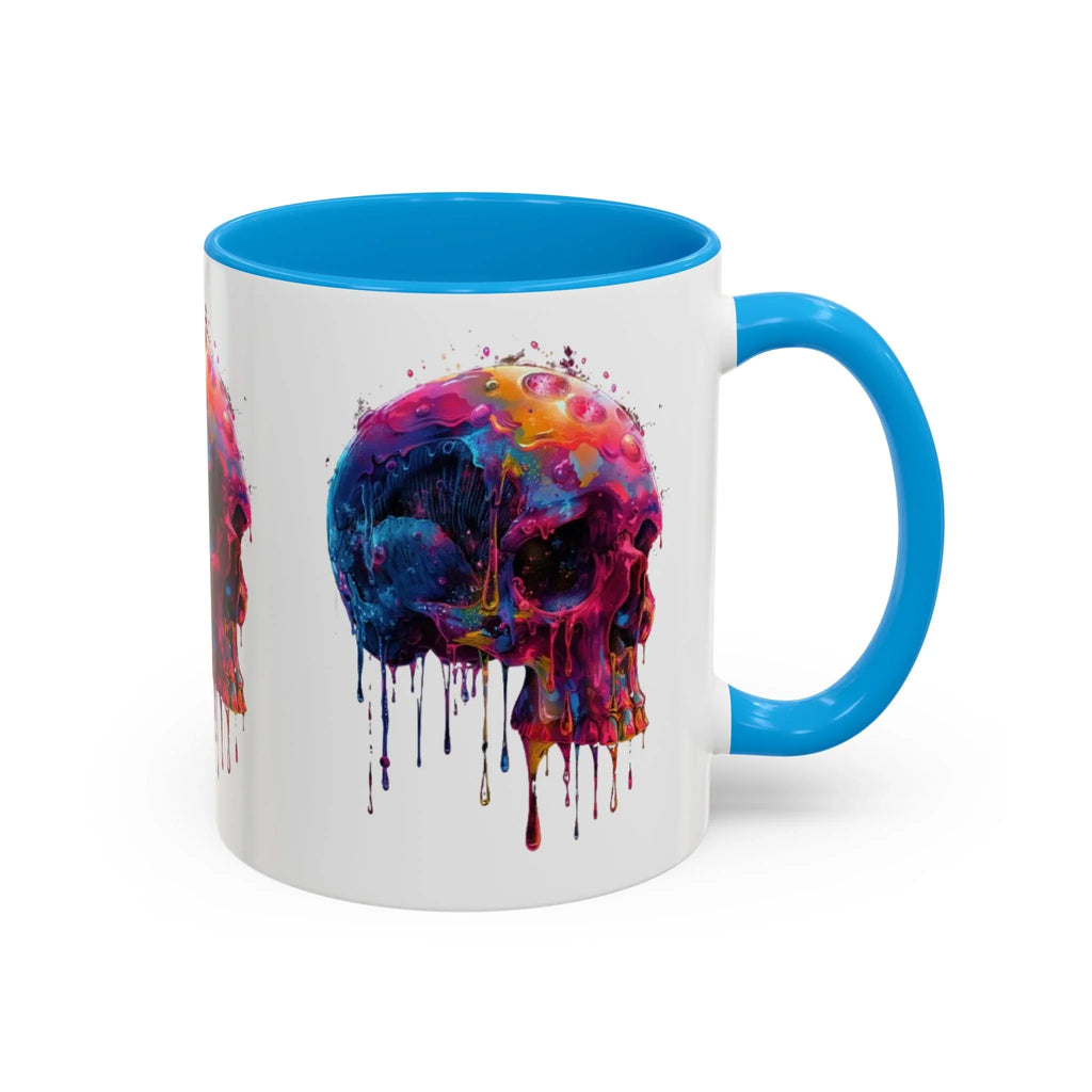 Psychedelic Third Eye Mug | Glowing Mushrooms, Melting Doves, Neon Lava Art - 250 USA Celebration