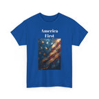 Vintage American Flag Tee, Patriotic Apparel, Independence Day Shirt, Unisex Cotton T-Shirt, Memorial Day Gift, America First Design - 250 USA Celebration