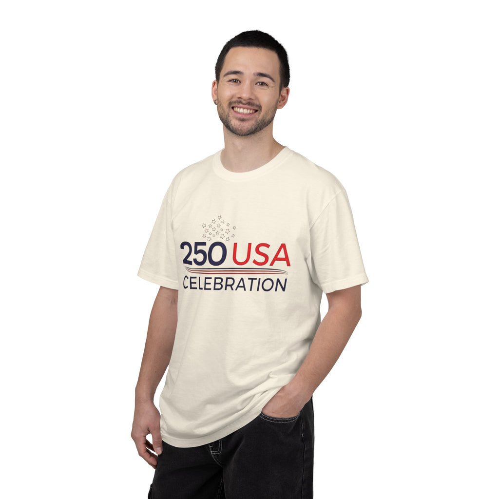 250 USA Celebration T-Shirt — Patriotic 250th Anniversary Tee