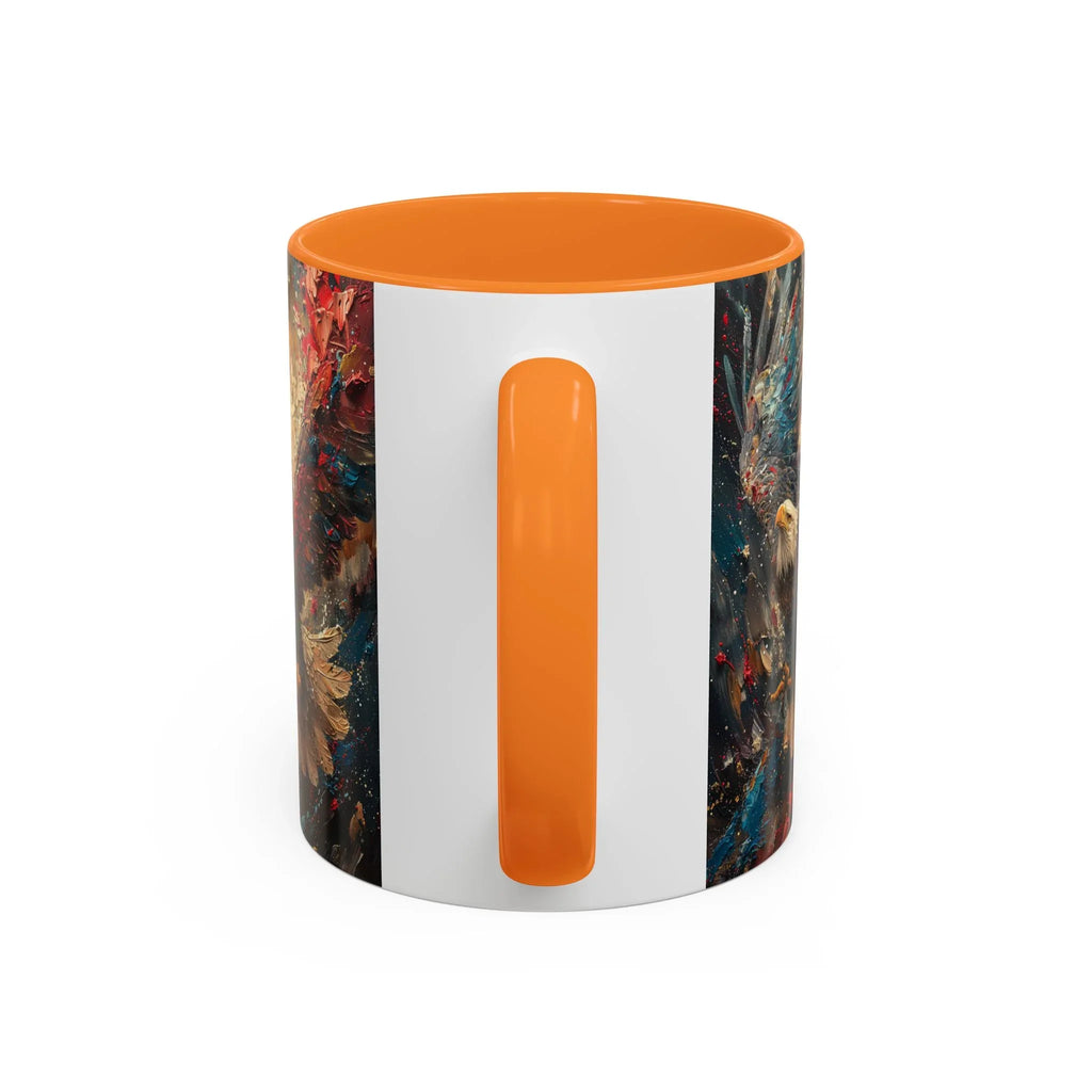 Colorful Mugs (11oz, 15oz) Patriotic Eagle Coffee Mug, American Eagle Coffee Cup - 250 USA Celebration