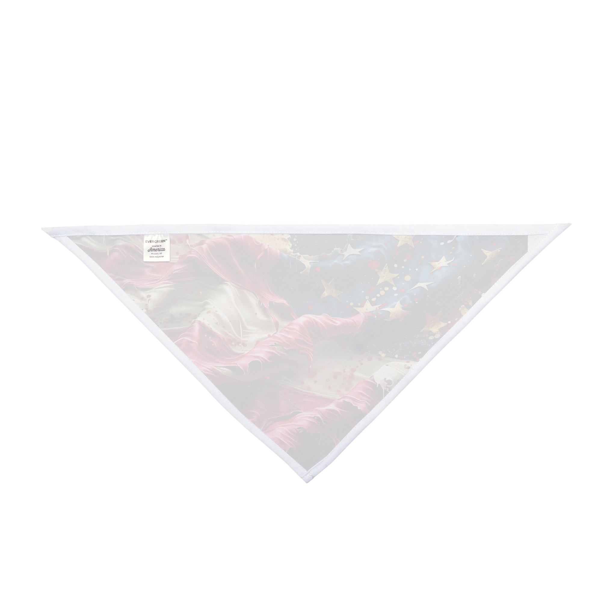 American Flag Pet Bandana — Distressed Stars & Stripes Dog Bandana for 4th of July, Memorial Day
