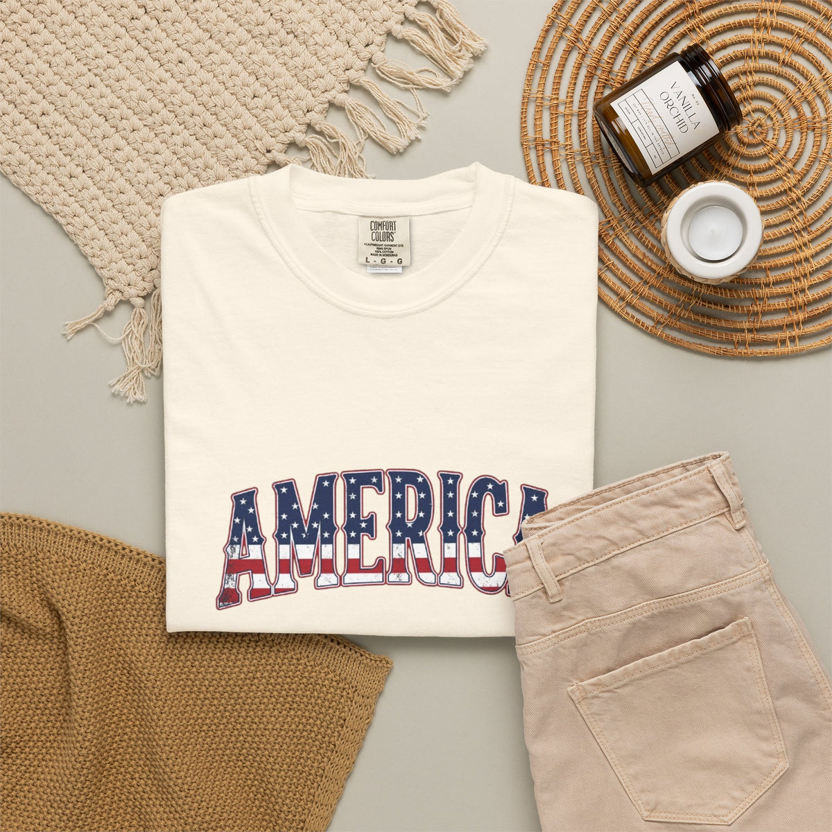 Classic America Patriotic T-Shirt - Unisex Comfort Tee