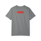 Patriot Graphic T-Shirt — Bold Red Text Tee for Patriotic Holidays