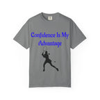 Confidence Is My Advantage Tennis Player T-Shirt | Tennis Quote Tee - 250 USA Celebration