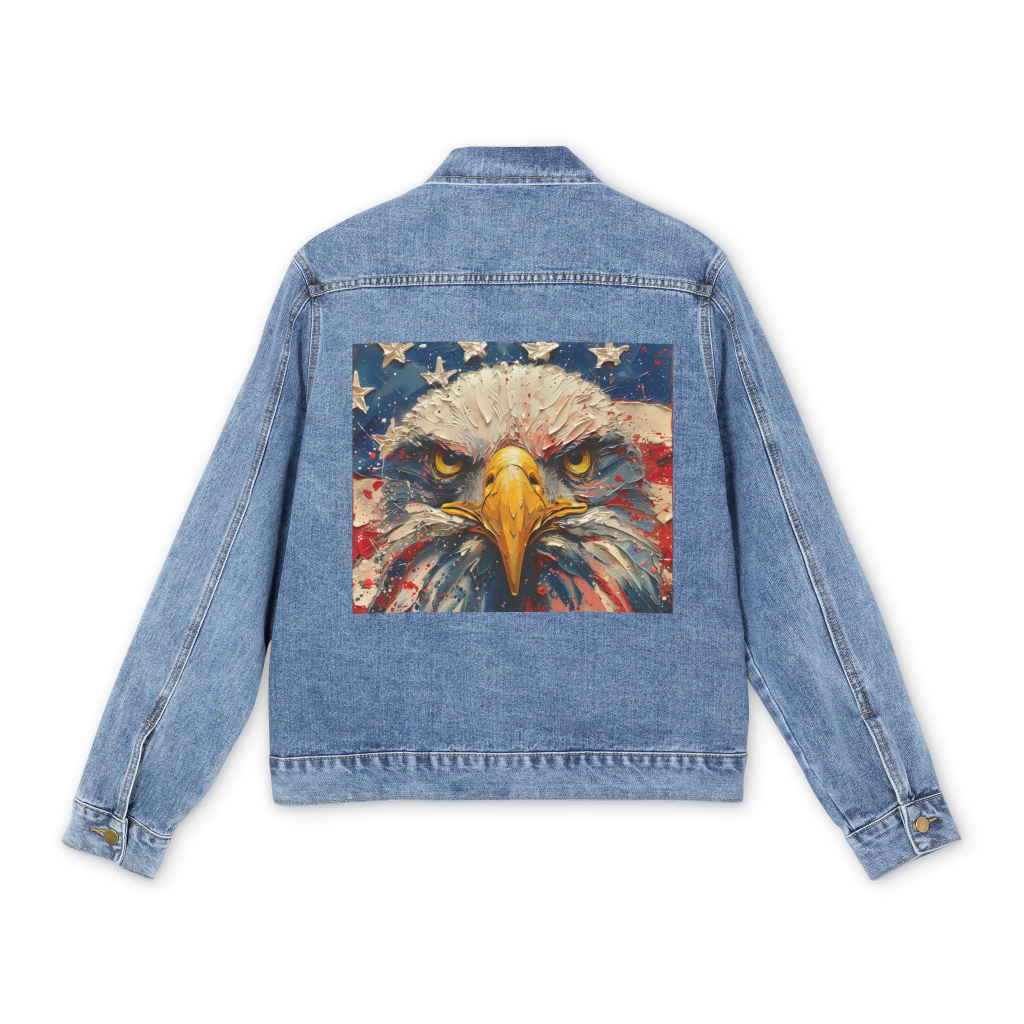 Patriotic Eagle Denim Jacket