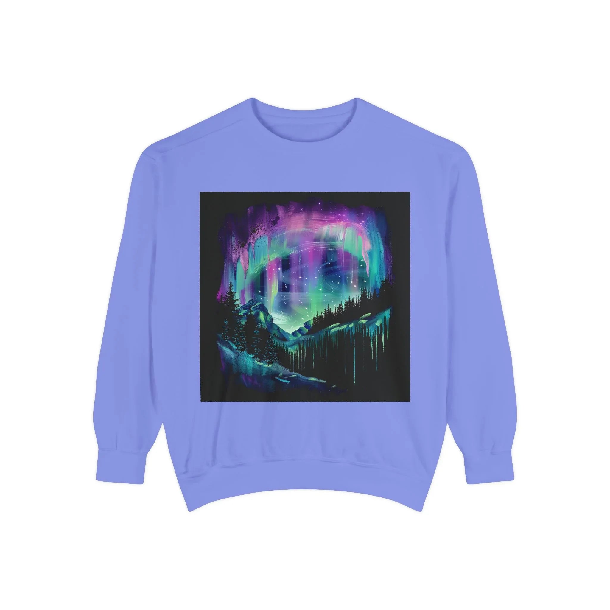 Aurora Borealis Sweatshirt | Northern Lights, northern lights t-shirt, aurora borealis tee, northern lights apparel, aurora borealis shirt - 250 USA Celebration