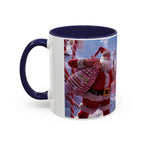 Festive Santa Mug, Holiday Coffee Cup, Christmas Gift for Coffee Lovers, Winter Wonderland Decor, Seasonal Tea Cup - 250 USA Celebration