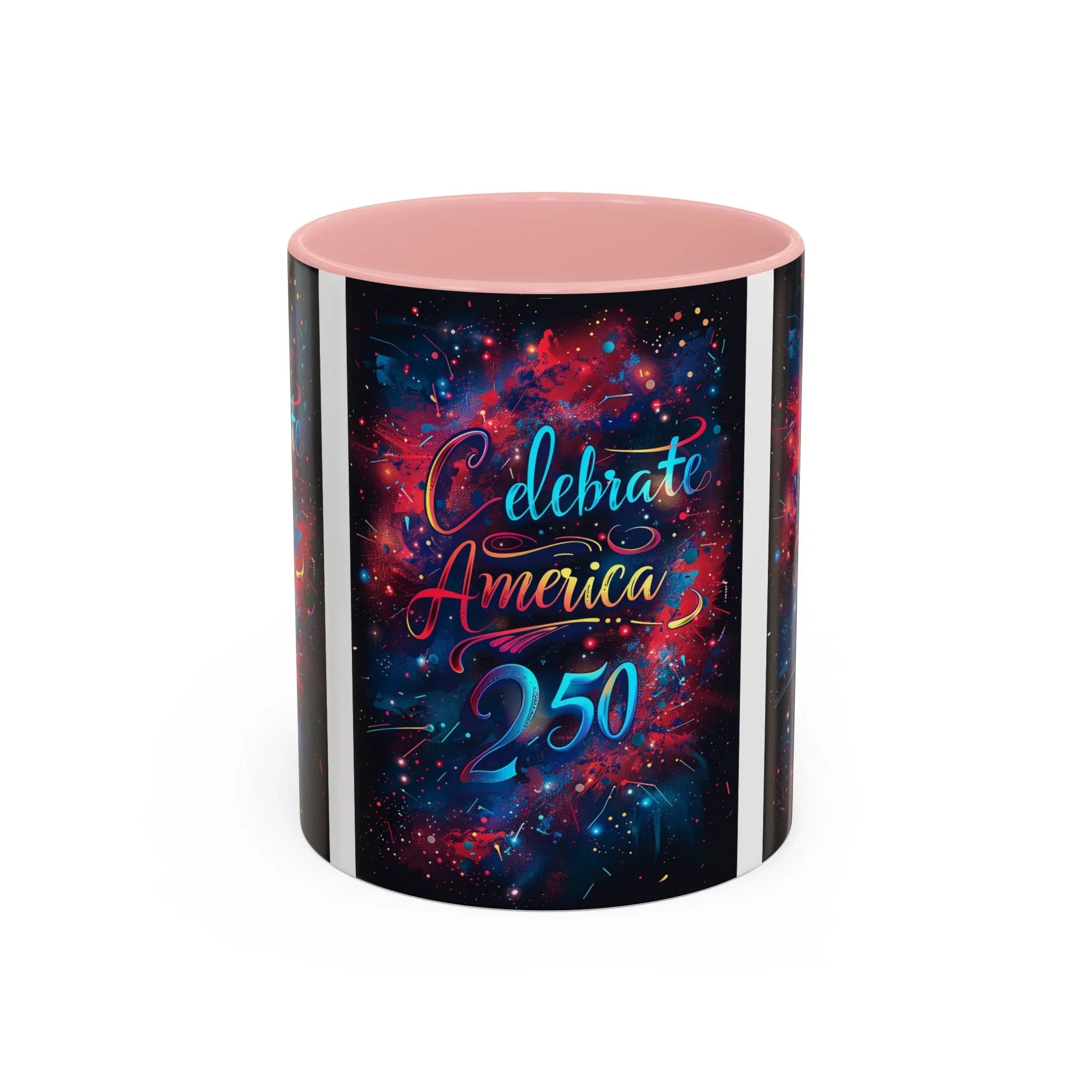 Celebrate America 250 Mug | Accent Coffee Mug 11oz 15oz - 250 USA Celebration